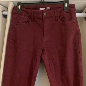 Women’s Old Navy, rockstar super skinny built in warm size 6 jeans mid rise